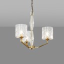 Loft Industry Modern - Faceted Glass Chandelier